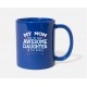 Mother Daughters Gift Children Family Royal Blue Mugs